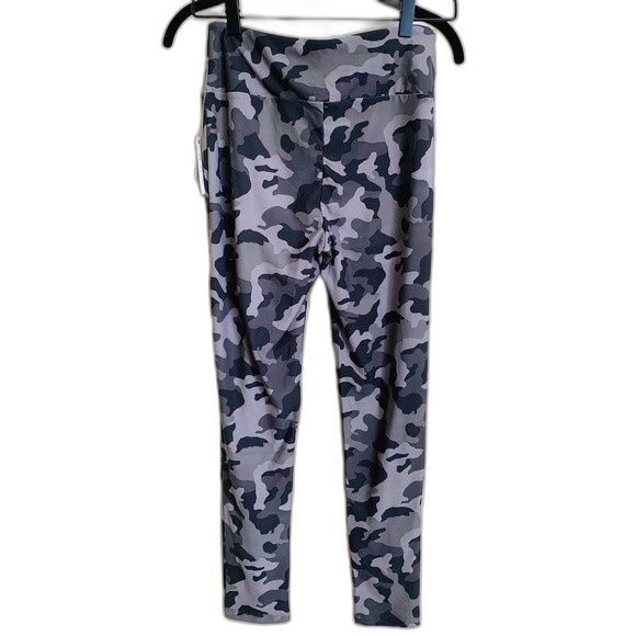 Hippie Rose High-Waist Gray  Camo Leggings yoga gym size S running casual - Picture 5 of 10
